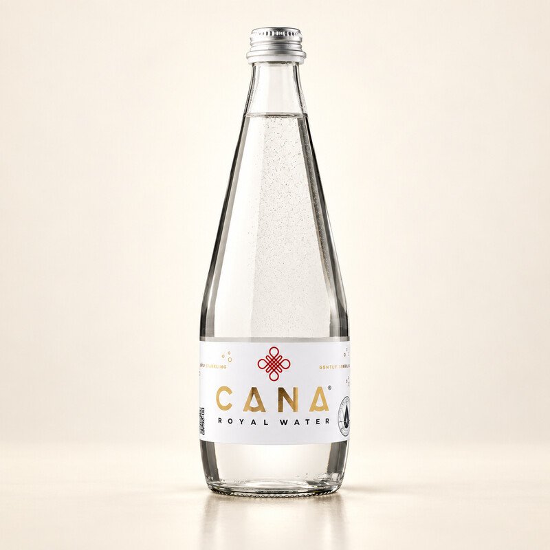Cana Royal Water – steklo, nežno gazirana
